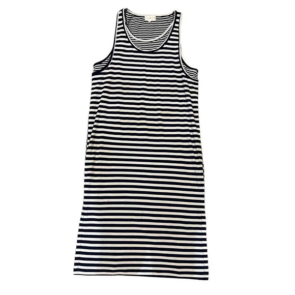 Thyme & Honey Sleeveless Striped Pattern Tank Top Dress Size Large - Picture 1 of 6